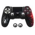 Soft Silicone Cover For PS4 Controller Case, 360° Full Protection, Sweatproof Anti-Scratch,No Fading, with Thumb Stick Caps.