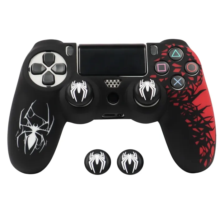 Soft%20Silicone%20Cover%20For%20PS4%20Controller%20Case,%20360%C2%B0%20Full%20Protection,%20Sweatproof%20Anti-Scratch,No%20Fading,%20with%20Thumb%20Stick%20Caps%20-%20Image%207
