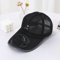 Solar USB Rechargeable Fan Hat Breathable Summer Cap Anti UV Baseball Cap for Hiking Fishing Outdoor Sports Father Day . 