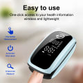Medcial Portable Fingertip Pulse Oximeter Monitor Blood Oxygen Saturation Meter Pulse Oximeter Home Oximeter USB Rechargeale.