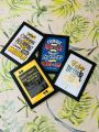 4 Pcs Motivational Frame Customized A4 Size Black Frame PVC Higher Quality Picture Prints. 