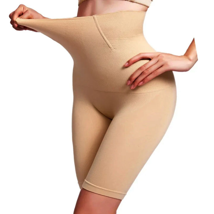 YBFDO%20Women's%20High%20Waist%20Flat%20Angle%20Shaper%20Pants%20Postpartum%20Buttocks%20Lifting%20Body%20Shaping%20Pants%20Slim%20Shorts%20Waist%20Trainer%20-%20Image%204
