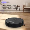 NEW PORTABLE ELECTRIC RECHARGEABLE SWEEPING ROBOT VACCUM CLEANER 3 IN 1 SMART HOME OFFICES FLOOR CLEANING VACCUM DEVICE SMART SWEEPING ROBOT CLEANING MULTIFUNCTION GADGET. 