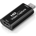 4K USB 3.0 Video Capture Card USB 2.0 HDMI-compatible Game Grabber Box for PS4 DVD Camera PC Recording Video Live Streaming. 