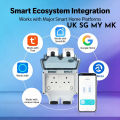 Tuya WIFI Smart Outdoor Socket UK SG 1 2 Outlets IP66 Waterproof AC250V 16A Wall Plug Sockets with Timer for Garden Garage. 