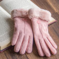 New Fashion Gloves Autumn Winter Cute Furry Warm Mitts Full Finger Mittens Women Outdoor Sport Female Gloves Screen. 