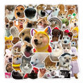 50PCS Cute Dog Cat MEME Funny Animals Stickers Kawaii Cartoon Decals Skateboard Notebook Luggage Phone Car Sticker Toy. 