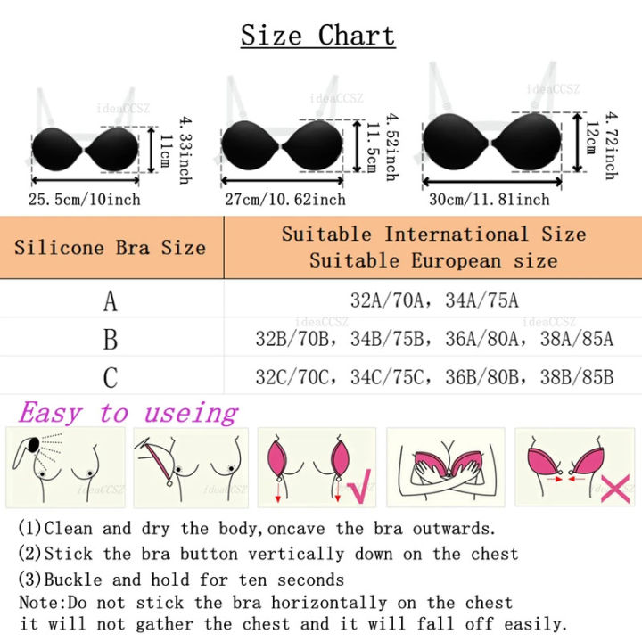 2026%205CM%20Thick%20Invisible%20Bra%20Push%20up%20Backless%20Sticky%20Underwear%20Small%20Breast%20Lift%20Adhesive%20Wedding%20Lingerie%20with%20Transparent%20-%20Image%205
