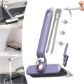 90 Degree Scrub Brush, Hard Bristle Crevice Cleaning Brush with Rotating Head, 360 Degree Scrub Brush, Rotating Crevice Cleaning Brush for Cleaning Bathroom, Bathtub, Kitchen.