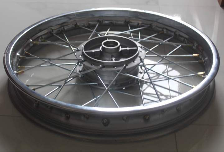CT100 bike rear rim (for all ct100 bikes) full set with spokes and hub ...