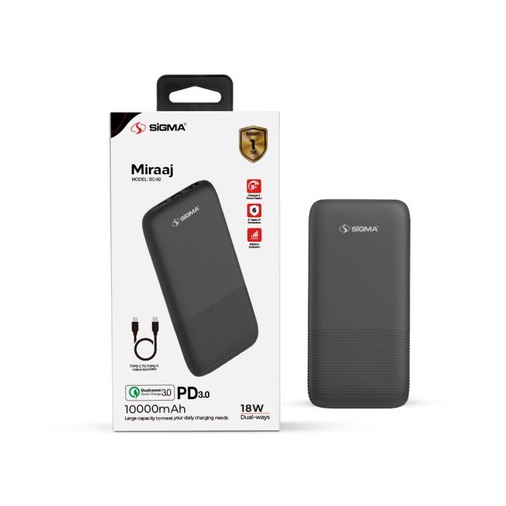 Sigma Power Bank 10000 mAh Miraaj SC-92