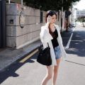 Grace_chili 8299 Korean fashion light thin comfortable coat (white) *** ready to ship ***. 