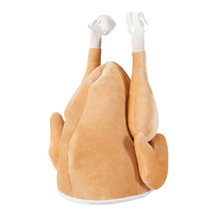 Christmas%20Turkey%20Hat%20Funny%20Roasted%20Turkey%20Hat%20Cooked%20Chicken%20Costumes%20Accessories%20For%20Dressing%20Props%20Cosplay%20Holiday%20Dress%20Up%20-%20Image%207