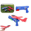 Airplane Launcher Toys Outdoor Plane Flying Toys Non Slip Kids Catapult Plane without Light Birthday for Boys Girls.