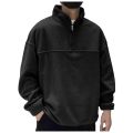 Men's Fashion Winter Warm Polar Fleece Half Zipped Sweatshirt.. 