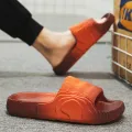 New Men Thick Bottom Slippers Platform Bathroom Slides Non Slip Trend Designer Shoes Ladies Female Mule Shoes Flip Flops Sandals. 