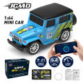 JCMO Mini RC Car 1:64 App/2.4Ghz Remote Control Desktop Small Portable Toy Off Road Vehicle Alloy Carshell For Children Gift New. 