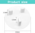 3 pcs box pin plug socket covers babies safety kids protection 3 pin socket. 