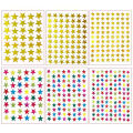 10 Sheets/Pack Of Children'S Gold-Plated Award Glitter Stickers Mother Teacher Praise Label Award Five-Pointed Star Love Sticker.