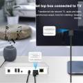 New VGA to HDMI converter adapter support 1080p HDMI to VGA adapter for PC laptop to HDTV projector video audio converter. 