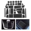 for Toyota Noah Voxy 90 Series Anti-Slip Gate Slot Cup Mat Door Groove Pad Car Interior Accessories.