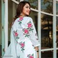 Women's Cotton Printed Kurta with Pant and Dupatta. 