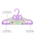 Plastic Clothes Hanger 5PCS Multi Use Hanger for Clothes small size baby hanger. 
