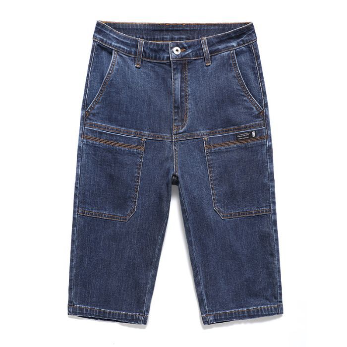 New%20Design%20Multi-pocket%20Denim%20Shorts%20Men%20Summer%20Thin%20Straight%20Casual%20Short%20Jeans%20Stretch%20Fashion%20Streetwear%20Men's%20Shorts%20Korean%20-%20Image%207