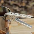 Aluminium Anti-hot Alloy Clip Bowl Gripper Holder Camping Pot Pan Handle Kitchen Accessories.