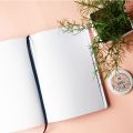 Sun or  Moon Minimalistic BuJo Notebook Dot grid Diary Dotted pages. 