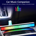Sound Control Rhythm LED Lamp Strip Music RGB Light Colorful Pickup RGB Voice-Activated Pickup Ambient Light.