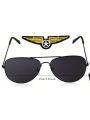 PESENAR Pilot Clothing Set, Aviation Pilot Captain, Pilot Hat, Shoulder Badge, Sunglasses Badge, Tie Accessory. 
