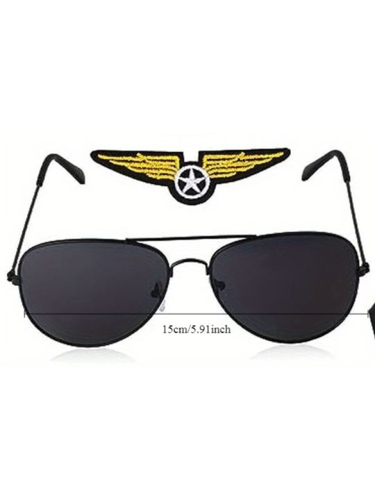 PESENAR%20Pilot%20Clothing%20Set,%20Aviation%20Pilot%20Captain,%20Pilot%20Hat,%20Shoulder%20Badge,%20Sunglasses%20Badge,%20Tie%20Accessory%20-%20Image%203