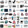 50PCS Engineer Programming Network Coding Hacker Stickers DIY Laptops Water Bottles Phones Decorative Stickers Perfect for Gift. 