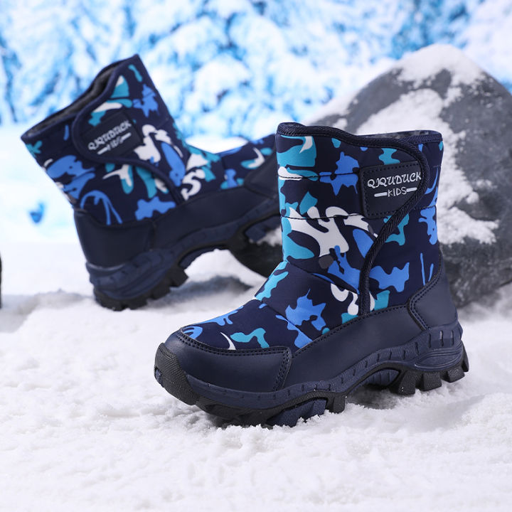 2024%20Winter%20Children%20Shoes%20Plush%20Waterproof%20Fabric%20Non-Slip%20Pink%20Girl%20Shoes%20%20Sole%20Snow%20Boots%20Fashion%20Warm%20Outdoor%20Boots%20-%20Image%202