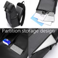 Men's New Backpack With Large Capacity And Expandable Leisure Backpack, Travel Backpack, 15.6-inch Computer Backpack. 
