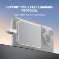 20Gbps 90° USB Cable C to C PD 3A 60W 75MM Mobile Power USB-C Cable for iPhone 16 15 Pro Max MacBook Charging Bank Laptop Tablet. 