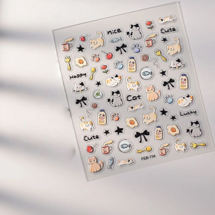 INS%20Cute%20Cat%20Dog%20Sticker%20Korean%20Style%20Cute%203D%20Relief%20Decal%20Decorative%20Kawaii%20Stickers%20Mobile%20Phone%20Case%20DIY%20PC%20Waterproof%20Decals%20-%20Image%202