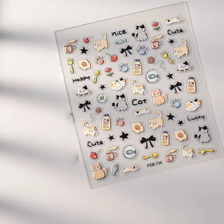 INS%20Cute%20Cat%20Dog%20Sticker%20Korean%20Style%20Cute%203D%20Relief%20Decal%20Decorative%20Kawaii%20Stickers%20Mobile%20Phone%20Case%20DIY%20PC%20Waterproof%20Decals%20-%20Image%202