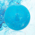 Caiton Premium Park Golf Ball – 60mm/2.36in, Fluid Art Design, Red, Blue, Green, 4-Layer Construction.