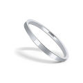 Flat 2.8 Inch Stainless Steel Sikh Kada Traditional Punjabi Kara Bracelet for Men and Women. 