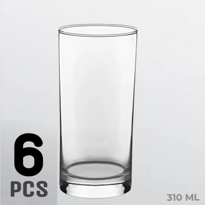 6pcs%20Drink%20and%20Water%20Glass%20Transparent%20Crystal%20Clear%20310ml%20-%20Image%202