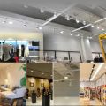 Versatile Aluminum Track Light and Patti: 1-Meter Length, 10W-40W, 220V, White/Black, 6000k-4000k-3000k Options. Ideal for Boutiques, Superstores, Marketplaces, Showroom Displays.. 