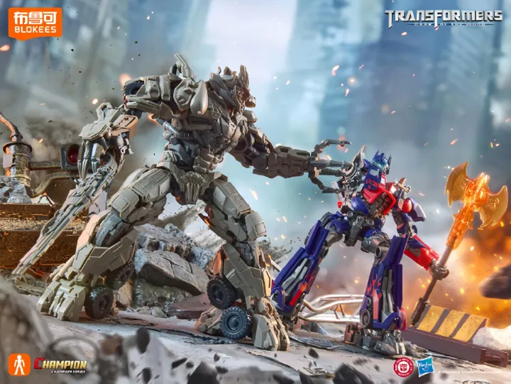 BLOKEES%20Transformation%20Optimus%20Prime%20Megatron%20Bumblebee%20Megatronus%20Prime%20Garage%20Kit%20Action%20Figure%20Toys%20Desktop%20ornament%20Gift%20-%20Image%203