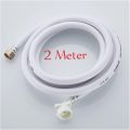 Automatic washing machine inlet pipe 2 meter with 1/2 brass nut direct fitting hose washing machine parts. 
