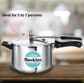 Hawkins Triply Stainless Steel Classic Pressure Cooker (SSTCL50) 5 L Induction Bottom Pressure Cooker (Triply). 