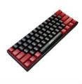 Jedel Gaming Rgb Keyboard Mechanical with Red Switch Colorful Backlight Black and White Combination Keys PAK FF. 