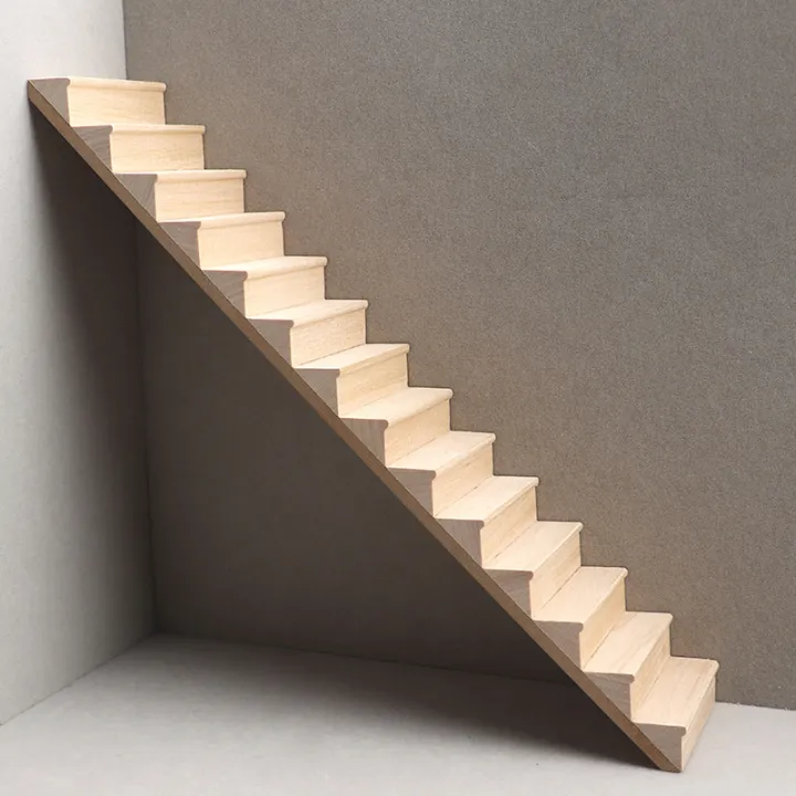 1Pc%201:12%20Dollhouse%20Miniature%20Staircase%20Mini%20No%20Handrail%20Stairs%20Furniture%20Model%20Decor%20Toy%20Doll%20House%20Accessories%20-%20Image%204