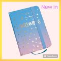 notebook for girls imported high quality durable hard cover with grip off white pages with lines 3x4 inches. 