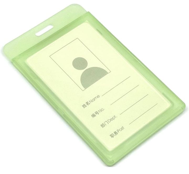 Transparent  Two Types Card ID Card Holder